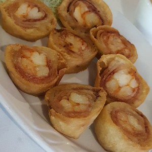 rollos de camarones