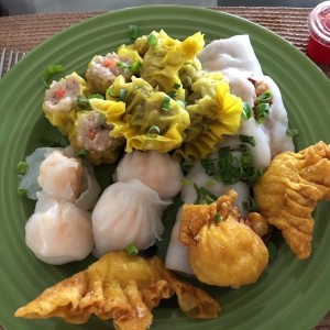 Ja kao, siu may y wonton frito 