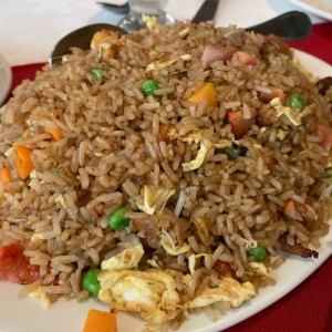 Arroz frito de puerco