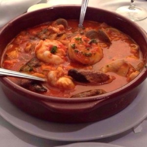 cazuela de mariscos