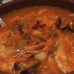 cazuela de mariscos