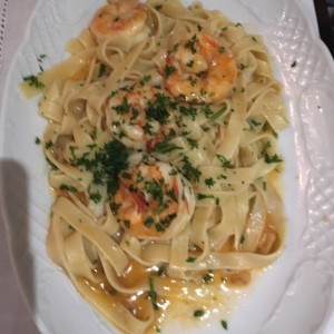 Fettucini con Langostinos