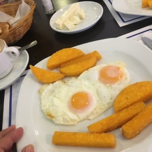 huevos fritos 