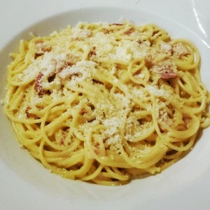 spaghettini carbonara