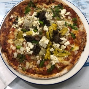 pizza de vegetales athens