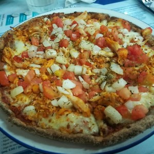 pizza de pollo especial con masa integral