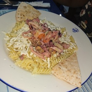 Pasta con mariscos