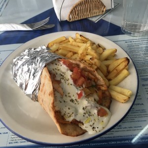 Gyros de pollo 