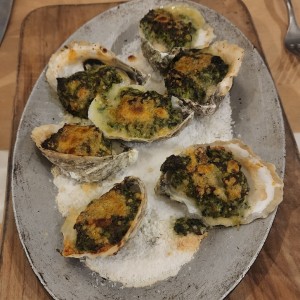 gratin oysters