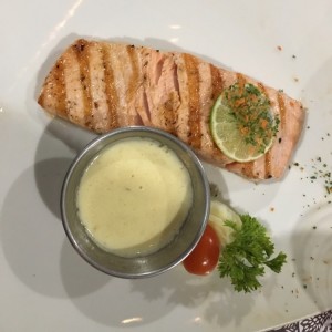 salmon con crema