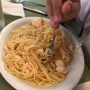 spaguetti con langostino