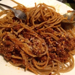 Spaghetti integral a la bolognesa