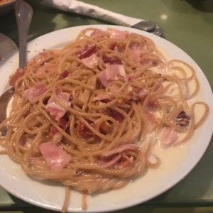 spaguetti a la carbonara 