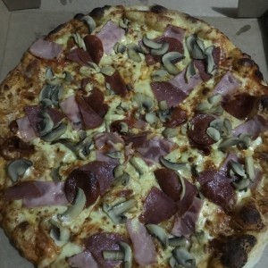 pizza de jamon champin