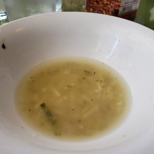 sopa de pollo