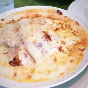 lasagna gratinada de pollo 