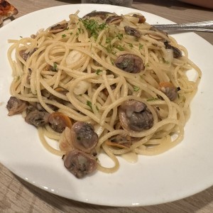 Spaguetti a la vongole