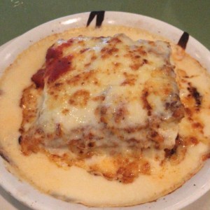 lasagna gratinada de carne 