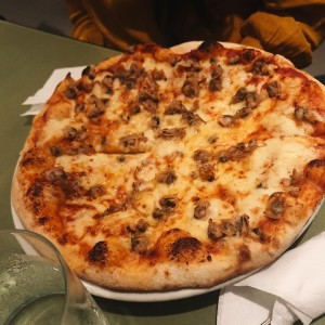 Pizza con Chorizo
