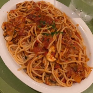 spaguetti amatriciana