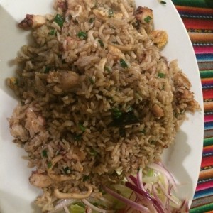 arroz chaufa de mariscos