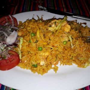 arroz con camarones 