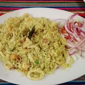 arroz chiclayano peruano