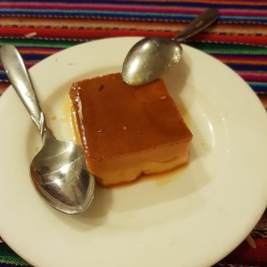 Flan de descuento 