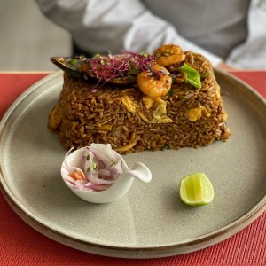 Arroz Chaufa de MAriscos