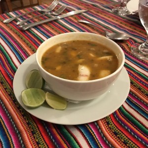 sopa de mariscos