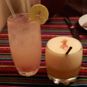 Limonada & pisco soure de maracuya