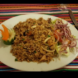 Arroz Chaufa de Mariscos