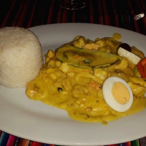 Aji de mariscos