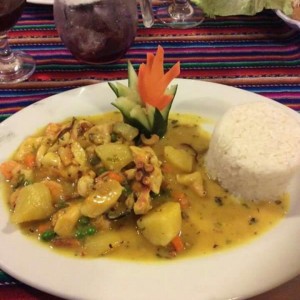 cau cau de mariscos