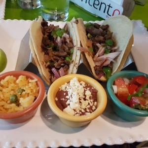 Tacos con carne