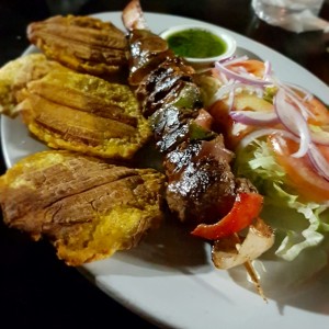 Brocheta de carne