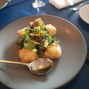 Ceviche de Corvina Frita / Fried Sea Bass Ceviche