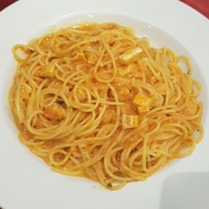 Pasta de Salmon con salsa Rosada