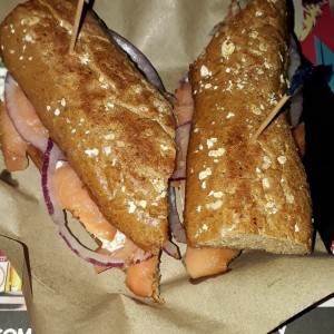 Salmon sandwich