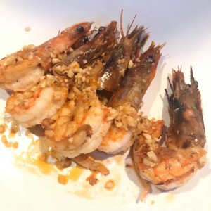 langostinos al ajillo (DELICIOSOS)