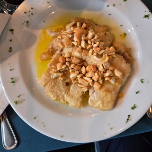 corvina con almendra