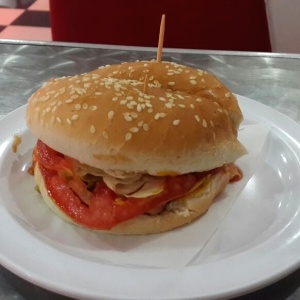 Hamburguesa de filete de pollo