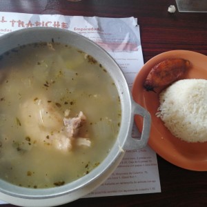 Sancocho con arroz