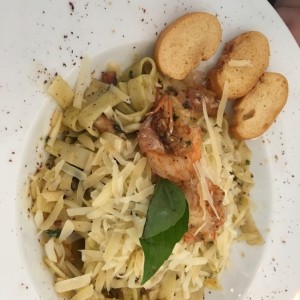 Fetuccini con mariscos