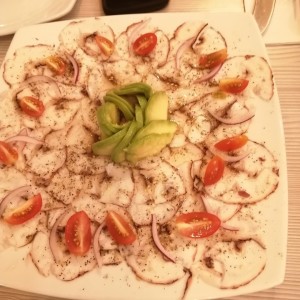 Carpaccios - Carpaccio de Pulpo