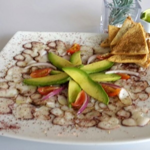 Carpaccio de  pulpo