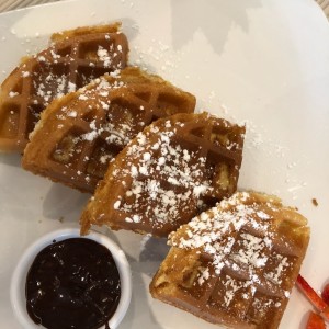 waffle de nutella