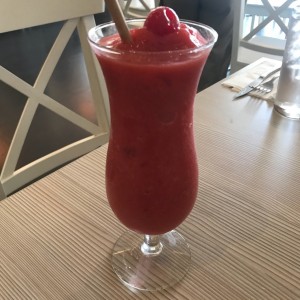 licuado de fresa