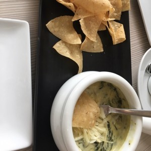 Dip de Espinacas con Nachos