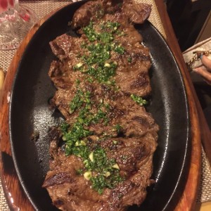 filete abierto de carne suave